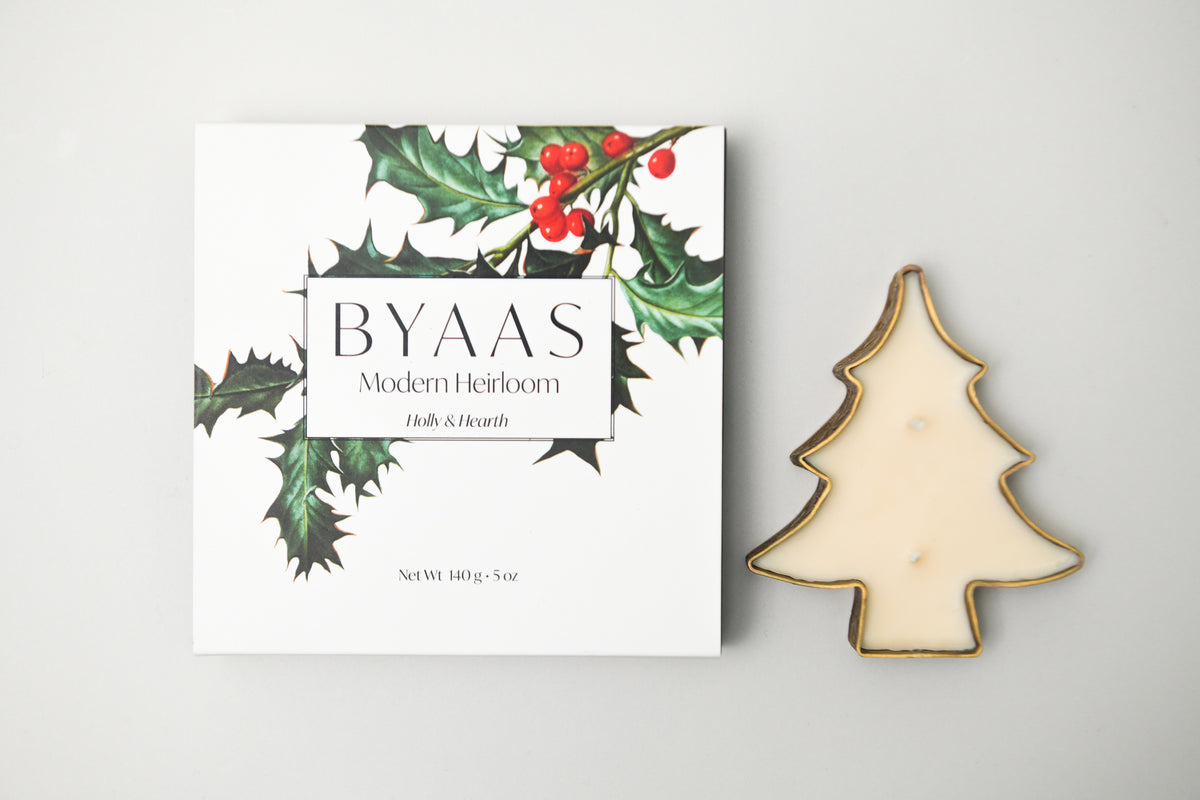 Byaas | Christmas Tree Shaped Decorative Candle