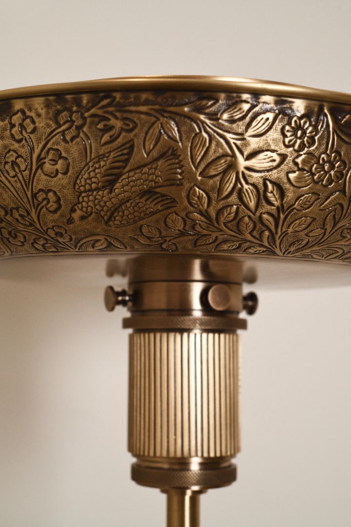 Swallow Sculptural Brass Table Lamp