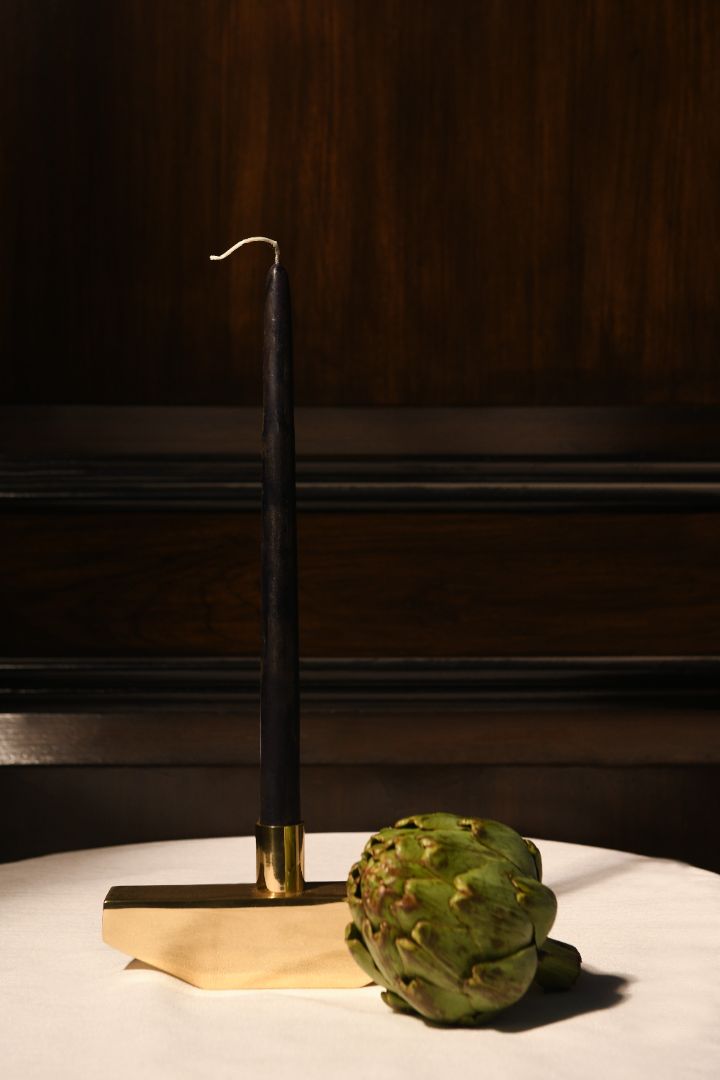 Balancing Act Candle Holder - Polished Brass