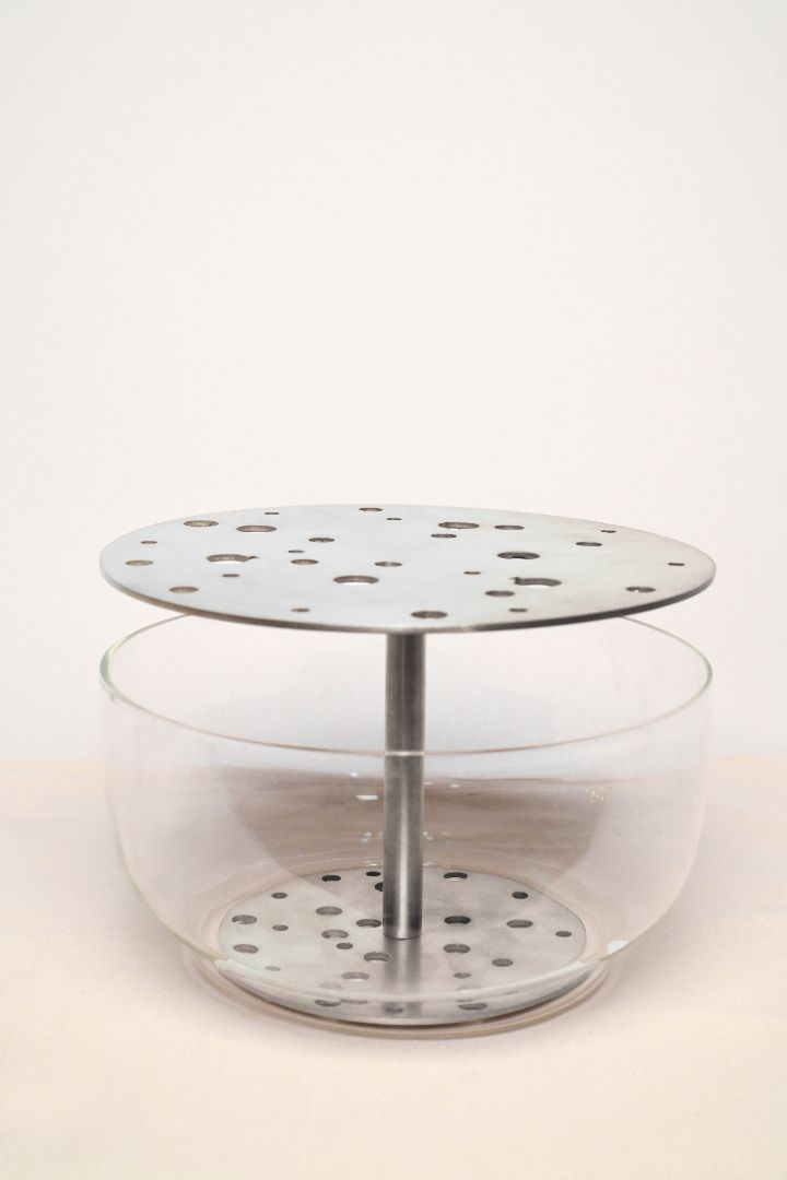 Chrome Ikebana Vase Medium | Anaar Bloom Collection