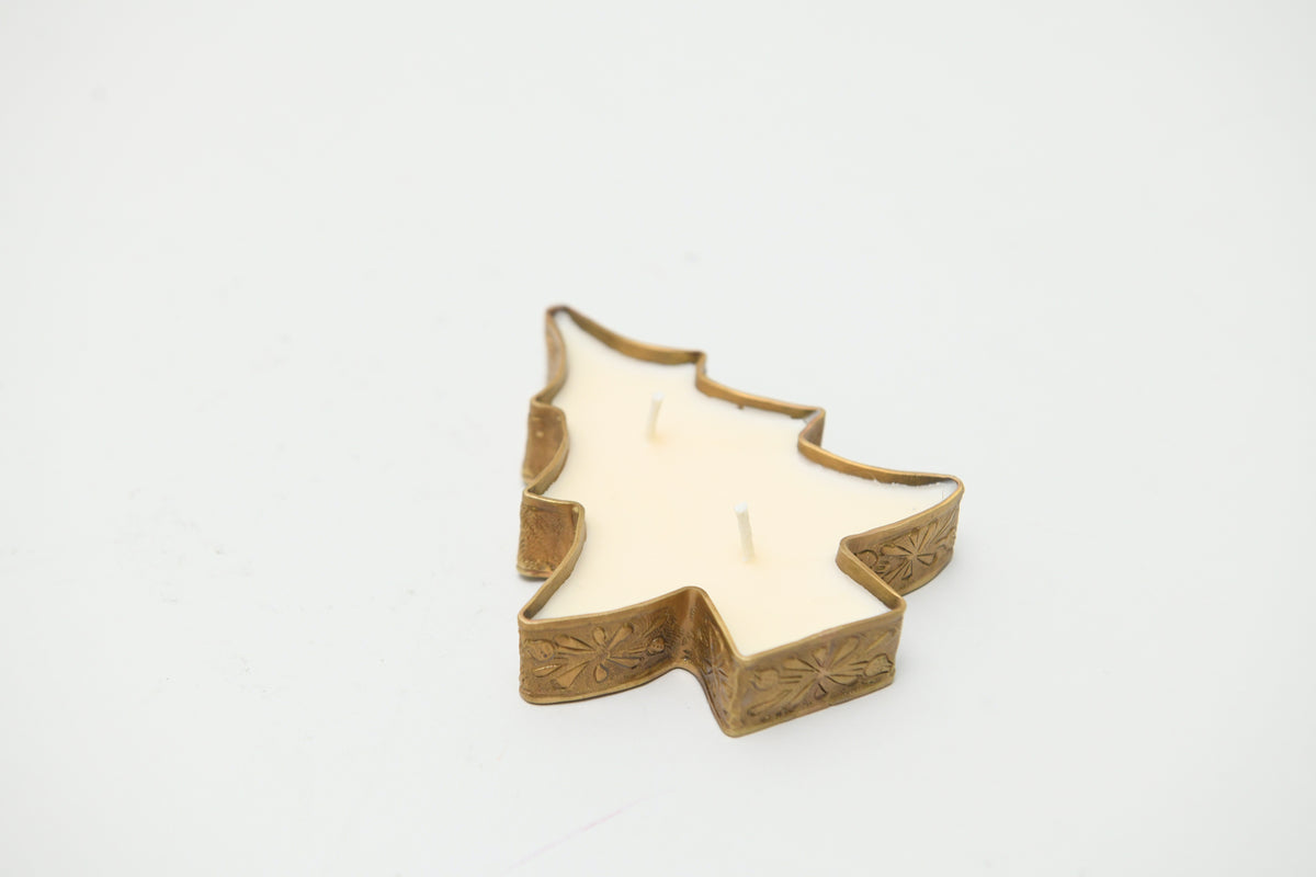 Byaas | Christmas Tree Shaped Decorative Candle (view 2)