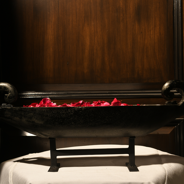 Byaas | Hand-Carved Centerpiece Bowl, Wood