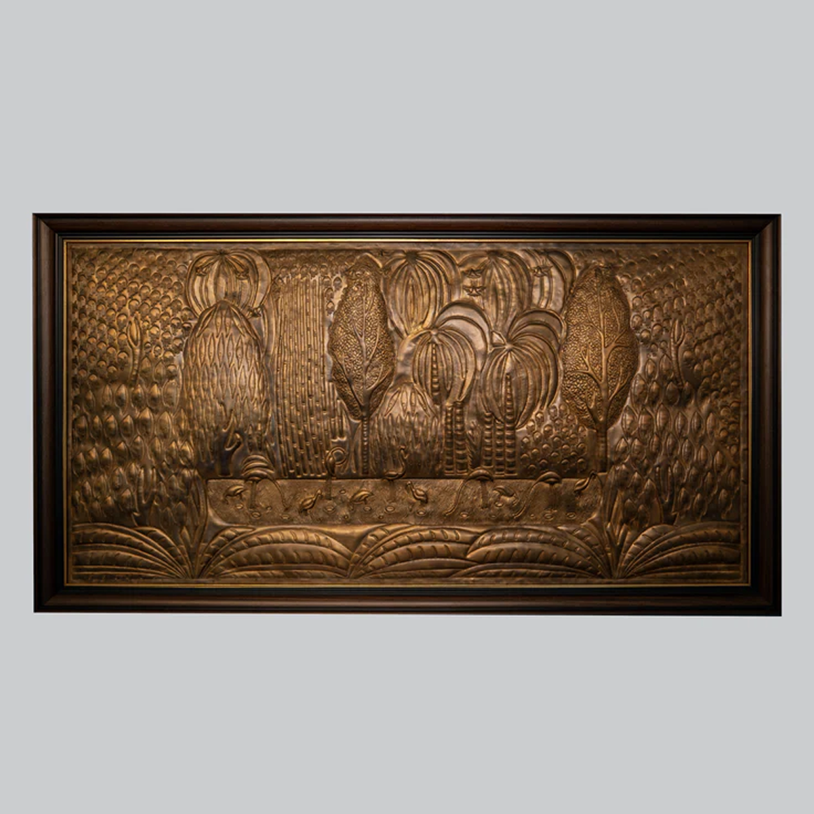 Byaas | Pichwai Wall Art Panel, Brass