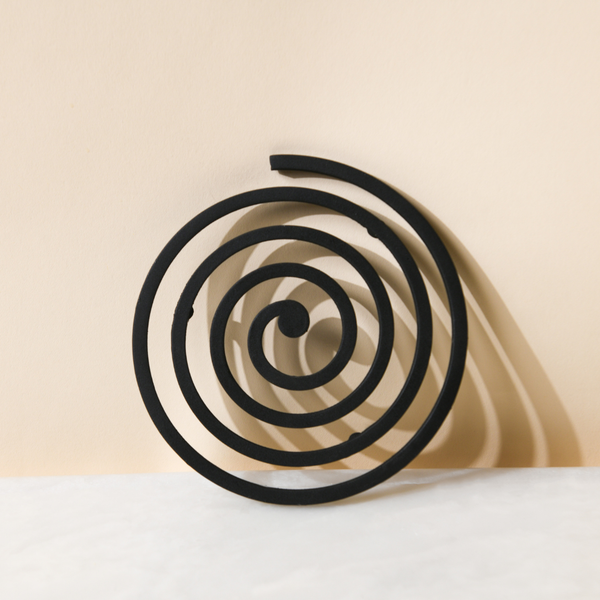 Byaas | Spirale Concentric Coil Trivet, Matte Black Iron
