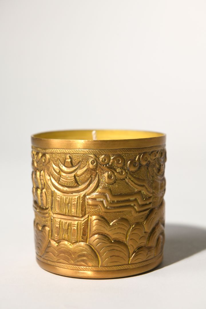 Byaas | Zen Scented Candle, Brushed Brass (view 2)