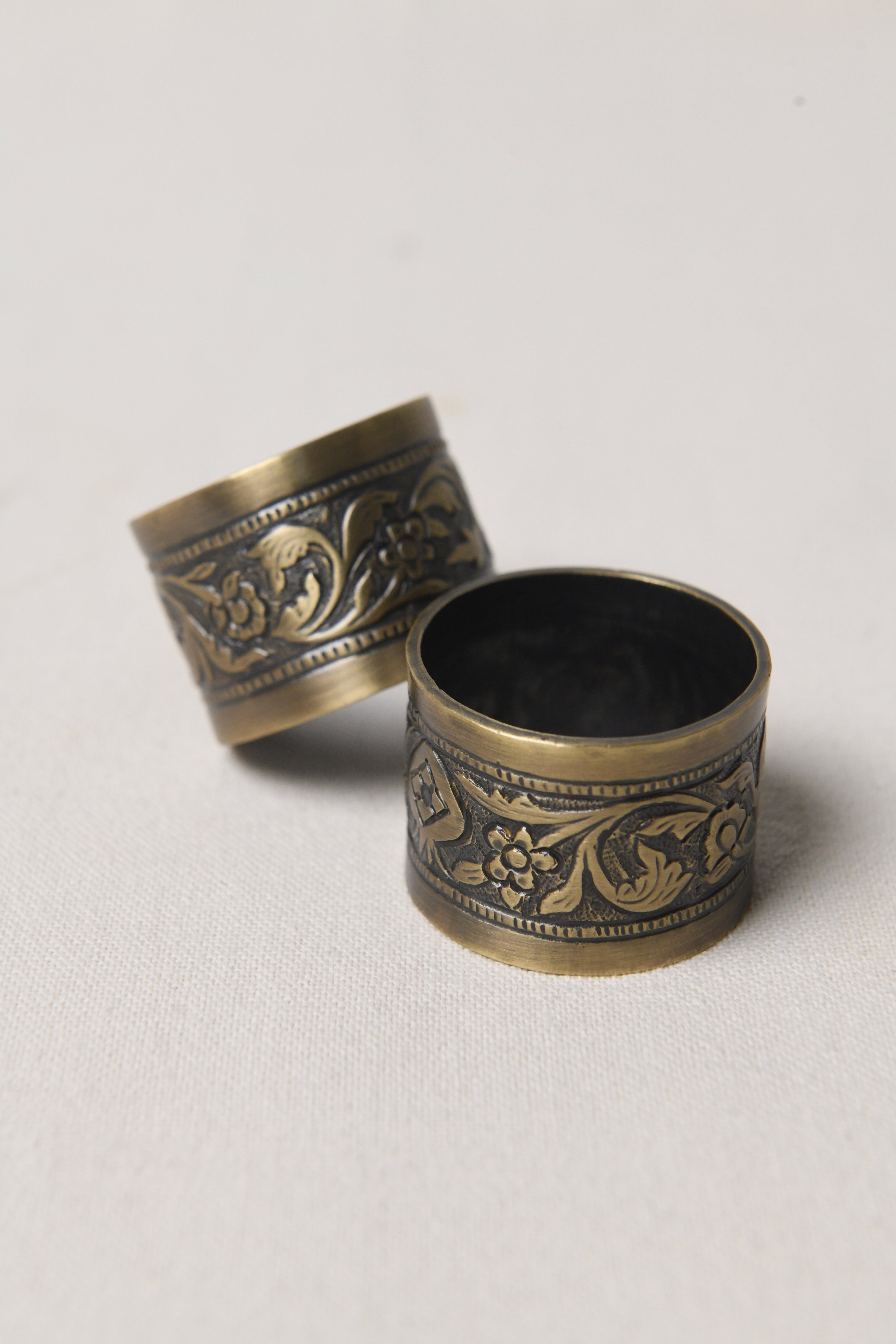 Anaar Heritage Napkin Ring - Set of Four
