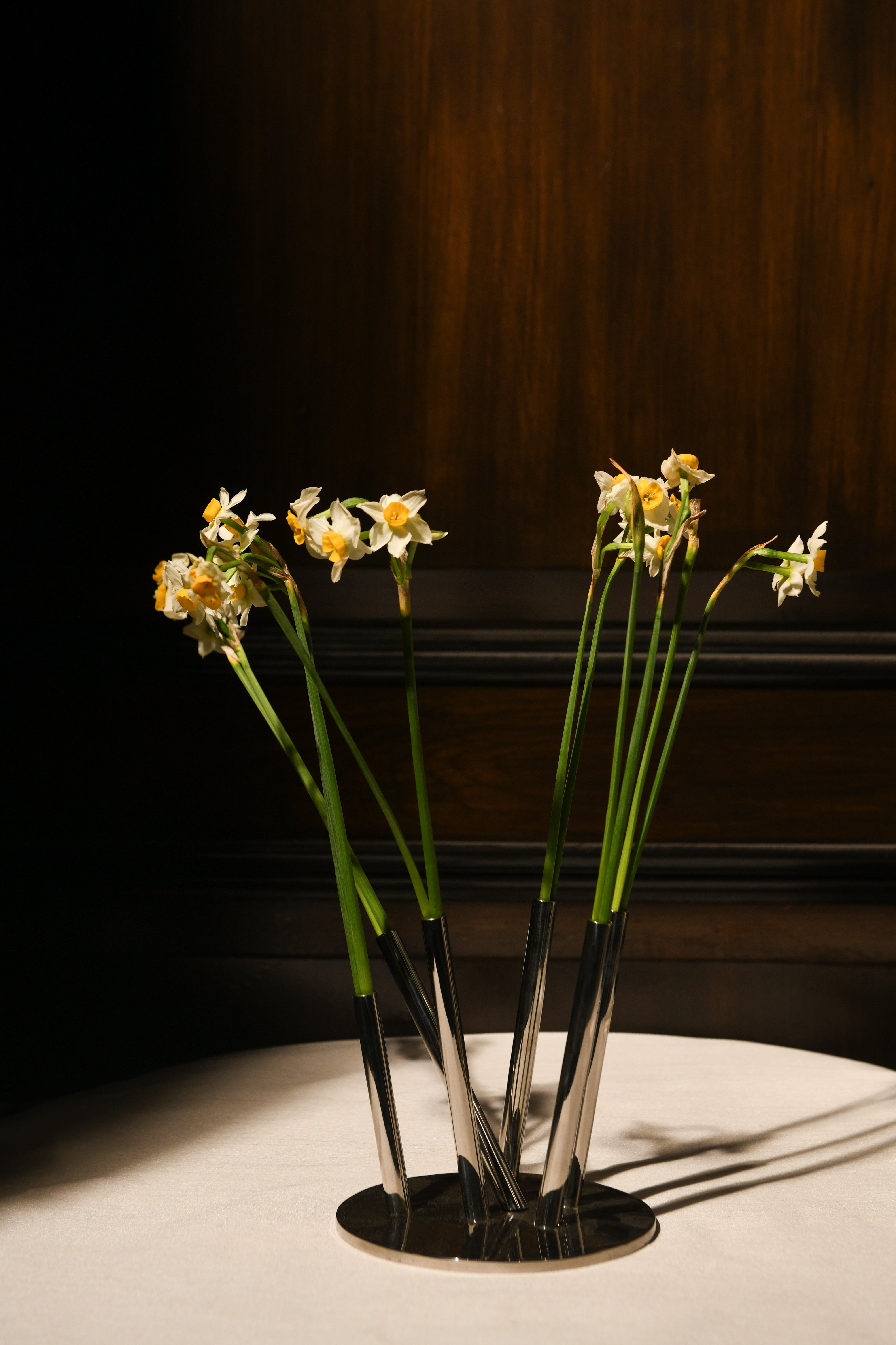 Areaware / BRUSH VASE CHROME 花瓶 Chrome Vase Modern Design | Quick Fix Collection by BYAAS