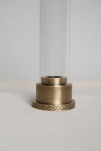Peacock Candle Holder in Brass