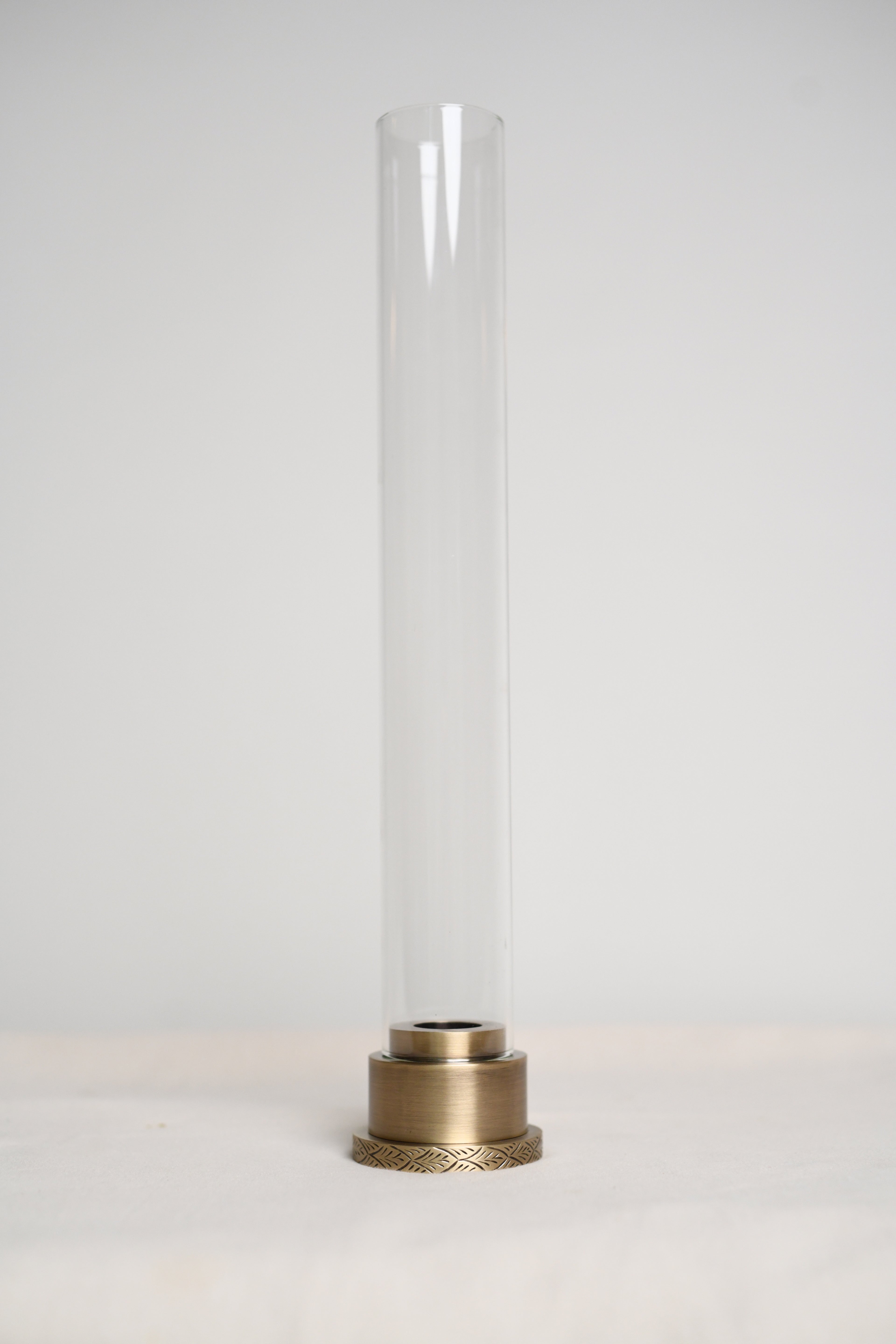 Peacock Candle Holder in Brass