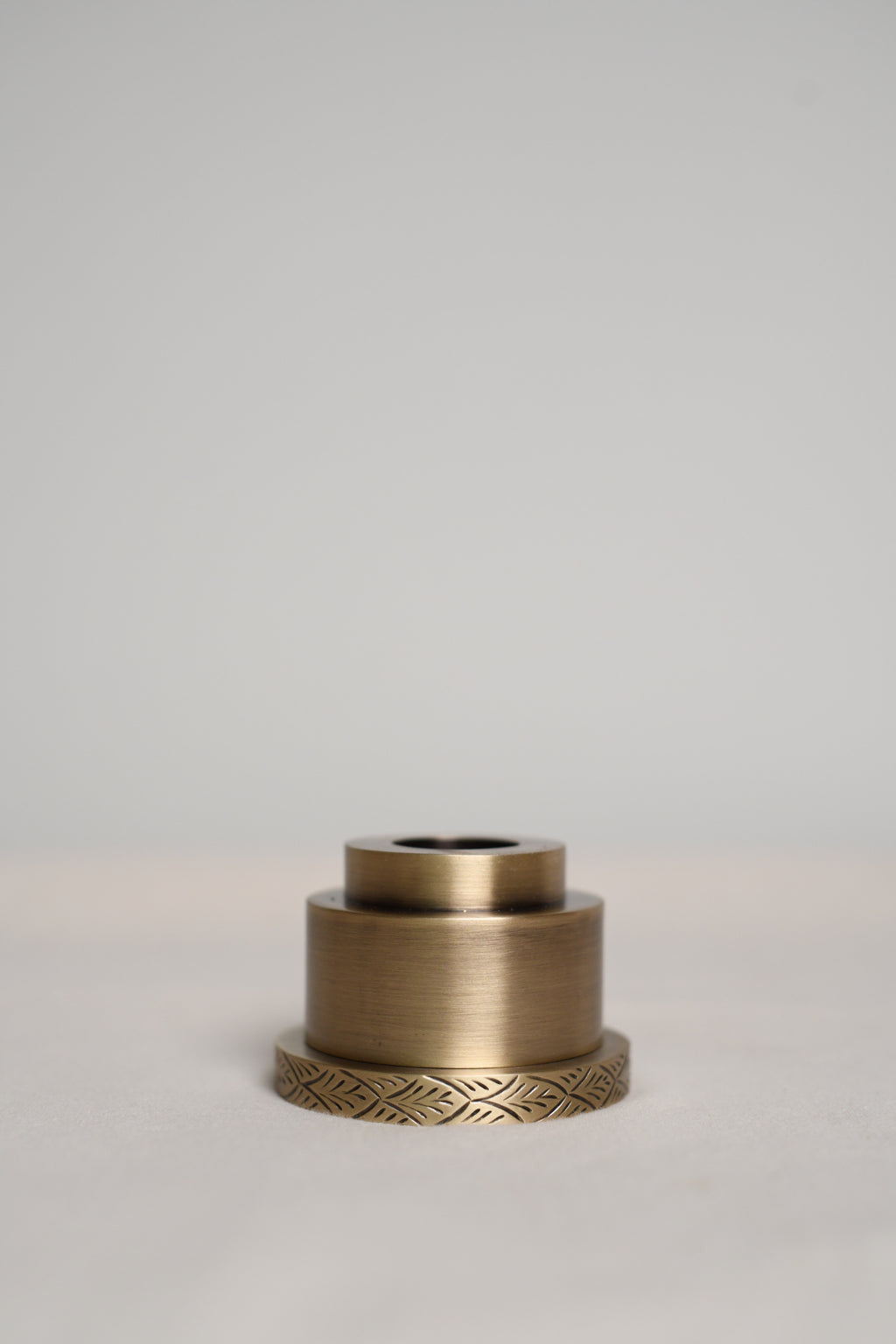 Peacock Candle Holder in Brass