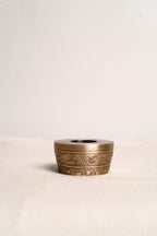 Foliage Candle Holders - Set of Two in Brass