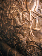 Mowgli Jungle Book Brass Panel