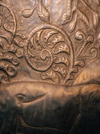 Mowgli Jungle Book Brass Panel
