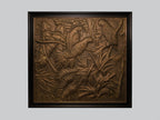 Tropical Parrot Brass Panel